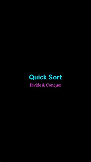 Visualizing Quick Sort in 20 Seconds | Divide and Conquer