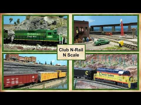 N Scale Trains at Club N Rail Model Railroad - Great Collection of Trains