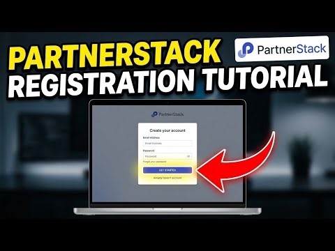 How to register with PartnerStack for SaaS affiliate programs - Easy Tutorial