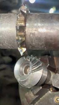 Small Spiral Bevel Gear | Precision Cut on Manual Milling Machine