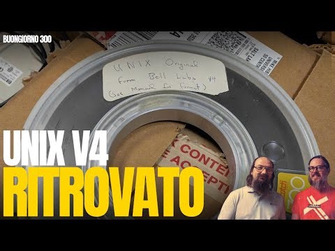 Unix V4: l'unica copia al mondo recuperata dopo 52 anni