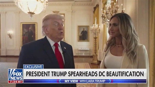 President Trump says President Obama and President Biden destroyed the “reflecting pond” but he’s fixing it.