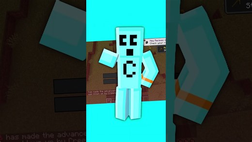 Turning every object touched into an explosive creeper in Minecraft