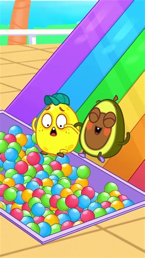 Baby Went Over The Colorful Mountain | Fun & Learn Together #learning #cartoons