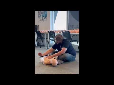 How to set up and use an AED (Defib) with CPR added