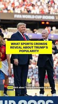 What sports crowds reveal about Trump's popularity