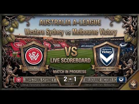 Western Sydney vs Melbourne Victory | Watchalong & Live Score | Australia A-League