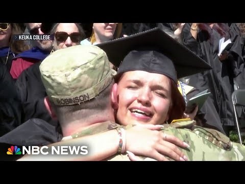 Graduation ceremony surprises reunite military members and loved ones
