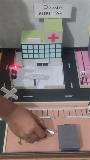 Disaster Alert Pro: Advance Warning System ⚡new project #shorts #diycraft