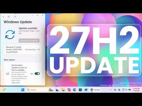 New Windows 11 27H2 Build 29585 - Microsoft’s Secret Windows 12 Plan Revealed!