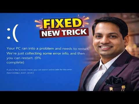 💥 FIXED 💥Your PC Ran into a Problem | Blue Screen Of Death | Blue Screen Error | BSOD |Windows 10/11