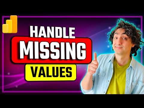 Handle Missing Values in Power Query (Visually Explained) | #Power BI Course 11
