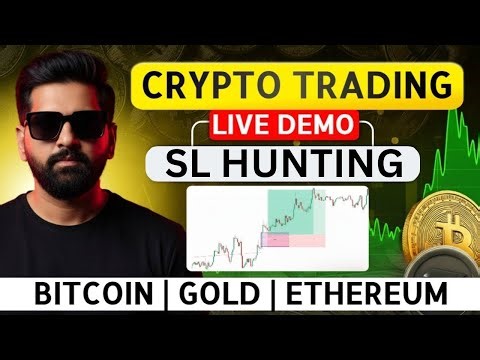 Crypto Trading Learning | Gold & Bitcoin & Altcoins | (BTC ETH) | live btc trading | crypto live