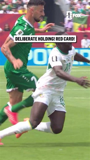 A RED CARD FOR IRAQ 🟥