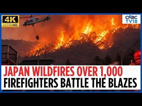 Japan Wildfires Burn 730 Hectares, Thousands Evacuated In Iwate | 4K | N18G