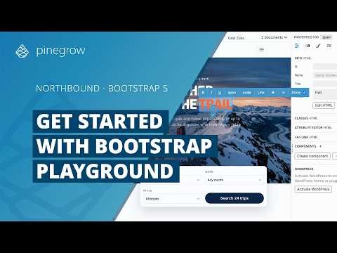 Get Started with Pinegrow: Edit a Bootstrap 5 Website (Northbound)
