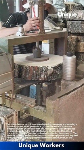 Wood Lathe Precision: Machining a Raw Log Slab Into a Perfect Circle