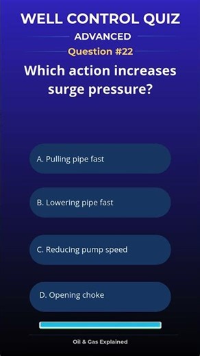 Well Control Quiz Q22 (Advanced) | Test Your Knowledge