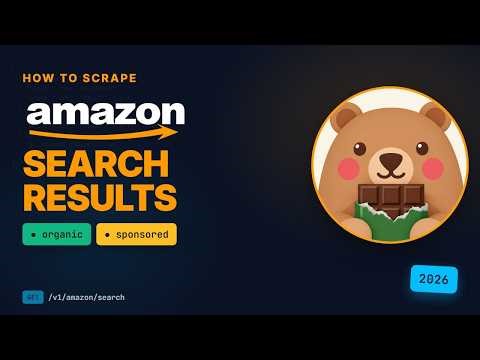 How to Scrape Amazon Search Results in 2026 (Organic + Sponsored)