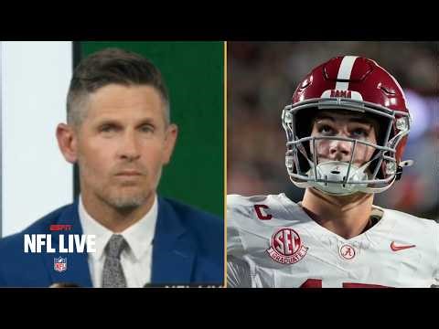 NFL LIVE | Dan prediction that Ty Simpson could completely fall out of the first round of the Draft