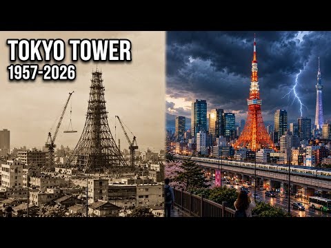 Evolution of Tokyo Tower (1957–2026) | Tokyo Through Time