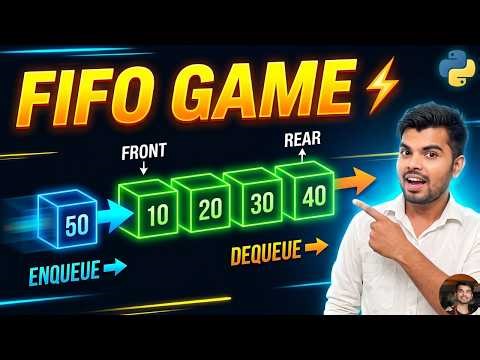 Queue Implementation in Python 🔥 | Using Linked List (FIFO Explained)
