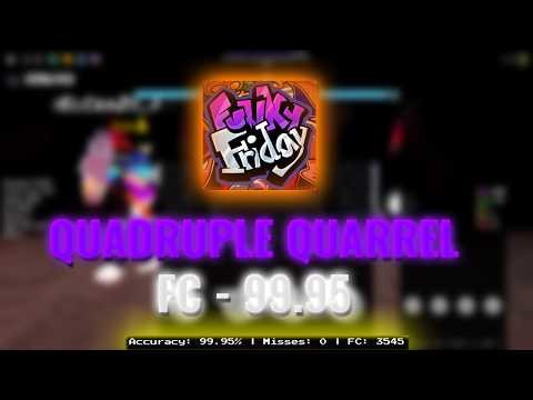 Roblox Funky Friday | Omnipresent V2 - Quadruple Quarrel (Hard) | Left Side - 99.95% [FULL COMBO]