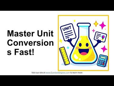 Why are unit conversions taught early in chemistry?