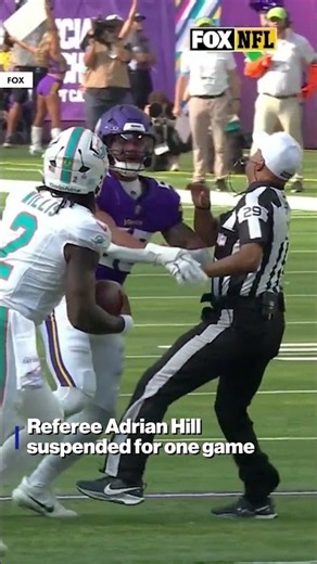 NFL suspends referees Jeff Seeman & Adrian Hill for "unprofessional conduct toward a player" #shorts