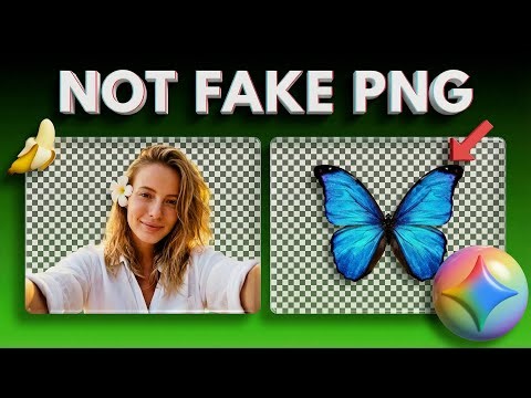 How to Make REAL Transparent PNG Images with Gemini Nano Banana PRO