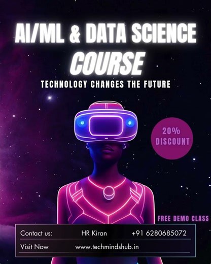 🎓 Start Your AI & ML Journey with Techmindshub!