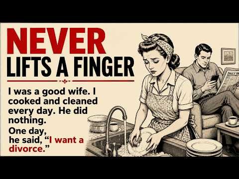Learn English Through Emotional Stories 🔥 Never Lifts a Finger | English Conversation Practice