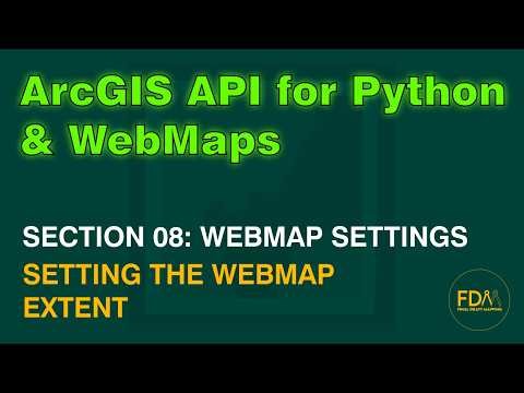 Set the WebMap Extent in ArcGIS Online using the ArcGIS API for Python