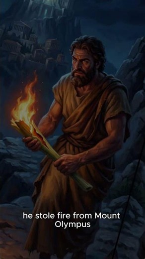 Who Was Prometheus? | The Titan Who Stole Fire for Humanity 🔥 #prometheus #greek #greekmythology
