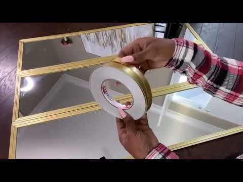 WALMART MIRRORS WITH TAPE ON THE BEDROOM HEADBOARD! MERRY CHRISTMAS 🎄 