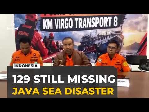 Indonesia ferry disaster: Search continues for 129 missing in Java Sea