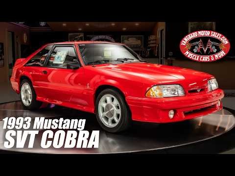 1993 Ford Mustang SVT Cobra For Sale Vanguard Motor Sales #6870