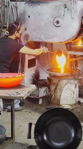 Cast iron cookware manufacturing#craftsmanship #crafts #diy #tools #repair