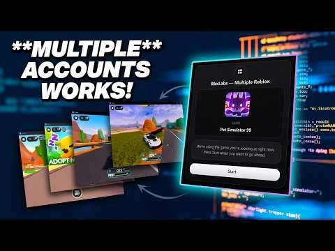 *WORKING* EASILY Run MULTIPLE Roblox Accounts AT ONCE!