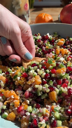 Some of our favorite winter & fall salad recipes! Salads Shown: Winter Fruit Salad Citrus Burrata Salad Edamame Crunch Salad Melon, Burrata & Crispy Prosciutto Salad Go to www.crowdedkitchen.com to find full recipes for each salad! | Crowded Kitchen