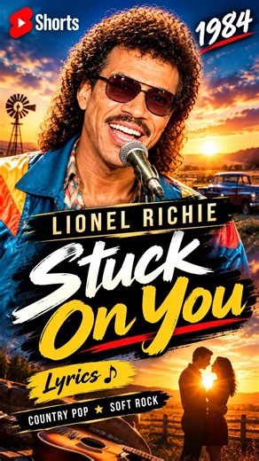 Stuck On You – Lionel Richie (1984) | Lyrics & Golden Echoes #Shorts