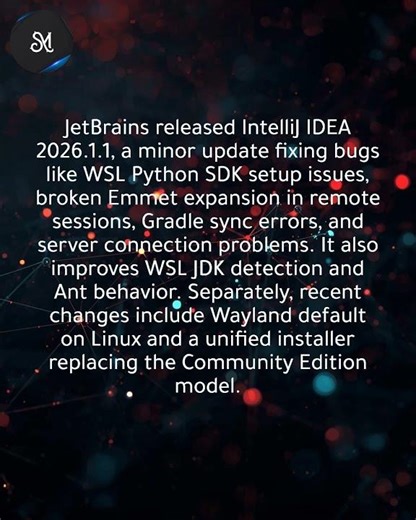 IntelliJ IDEA 2026.1.1 released with bug fixes and improvements