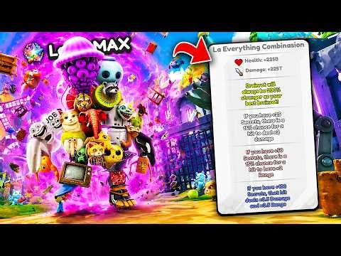 Unlocking MAX LEVEL La Everything Combinasion In Brainrot Evolution! (Roblox)