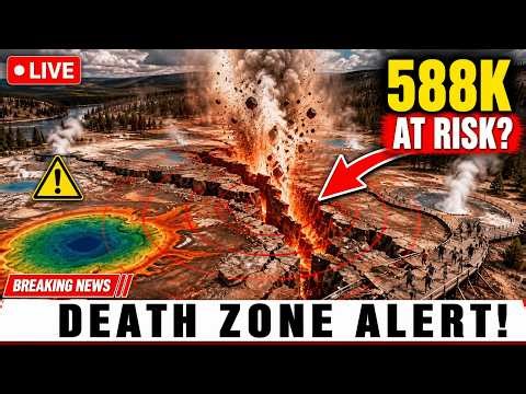 Yellowstone Caldera CRACKS OPEN - 588,753 Americans On DEATH ZONE Alert!