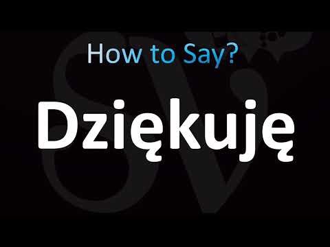 How to Pronounce ''Dziękuję'' Correctly! (THANK YOU) in Polish