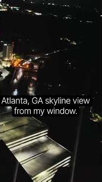 Atlanta skyline/city view #atlanta #usa 🇺🇸