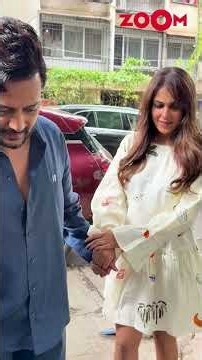Riteish Deshmukh opens the car door for Genelia D'Souza before posing for paps #shorts