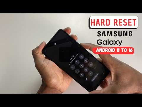 🔓 Samsung Galaxy Hard Reset | Forgot Password | Screen Unlock All Models 🔥 2026