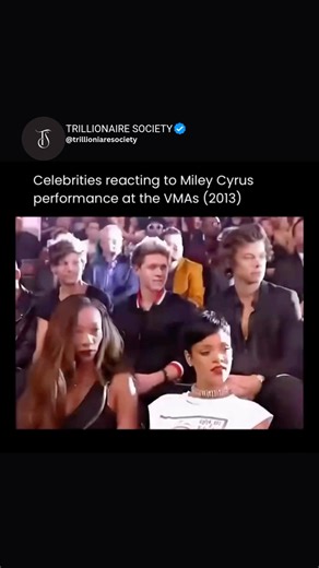 Trillionaire Society on Instagram: "Miley Cyrus, the night pop culture split Reinvention always divides opinion. Miley Cyrus’s 2013 VMA performance detonated across pop culture. Dressed in latex, dancing provocatively with Robin Thicke, she shocked the arena and ignited instant online backlash. Celebrity reactions became a story of their own, Rihanna unmoved, Taylor Swift and Selena Gomez stunned, Kelly Clarkson openly critical, while others framed it as boundary-pushing rebellion. Love it or ha