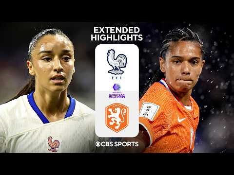 France vs. Netherlands: Extended Highlights | W European Qualifiers | CBS Sports Golazo